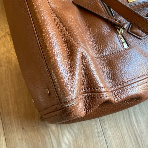Cole Haan Brown Leather Tote - Picture 9 of 10